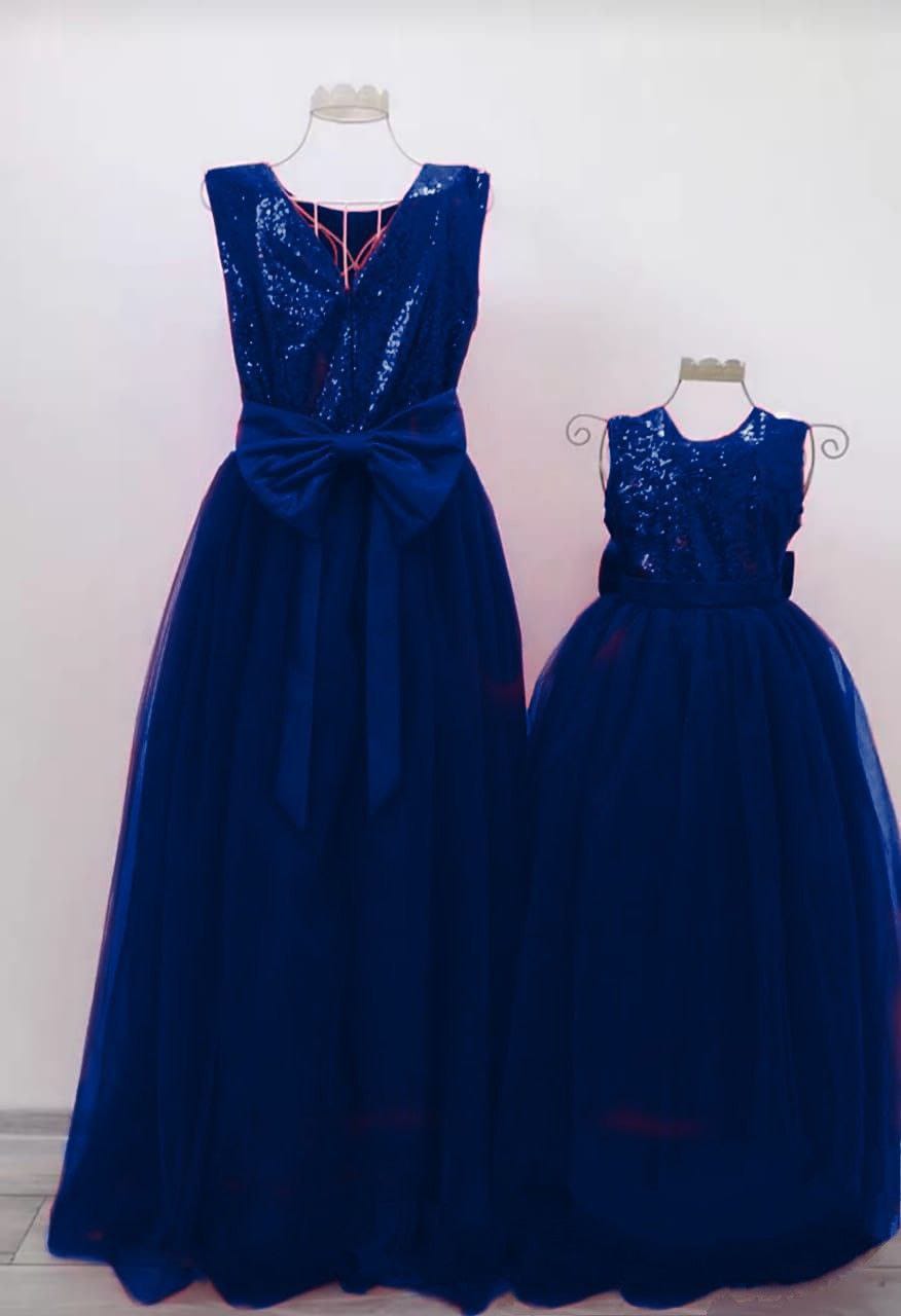Mom & Daughter Sequin Gown Combo
