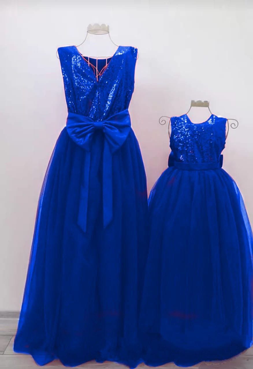 Mom & Daughter Sequin Gown Combo