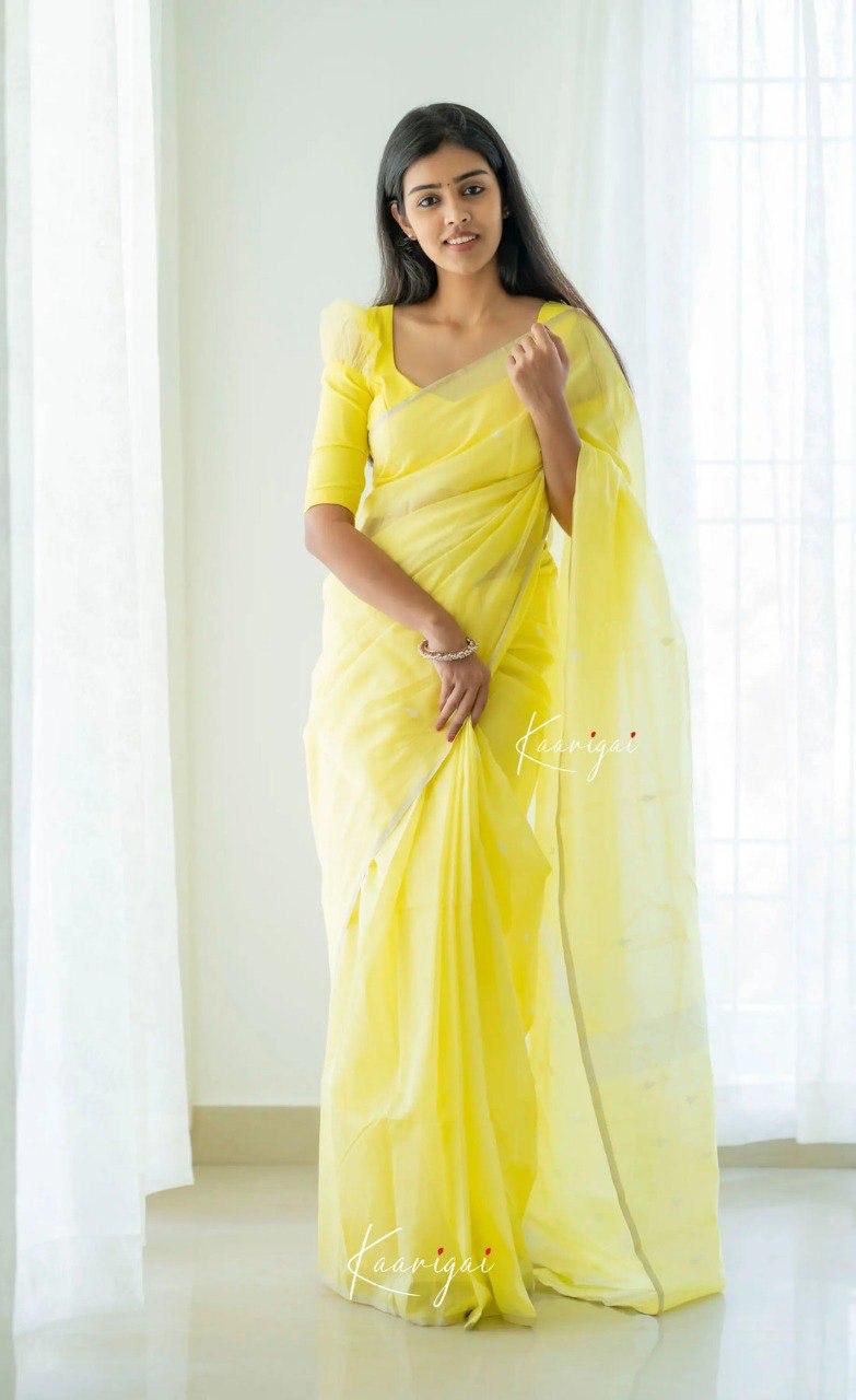 Span Cotton Silk Saree