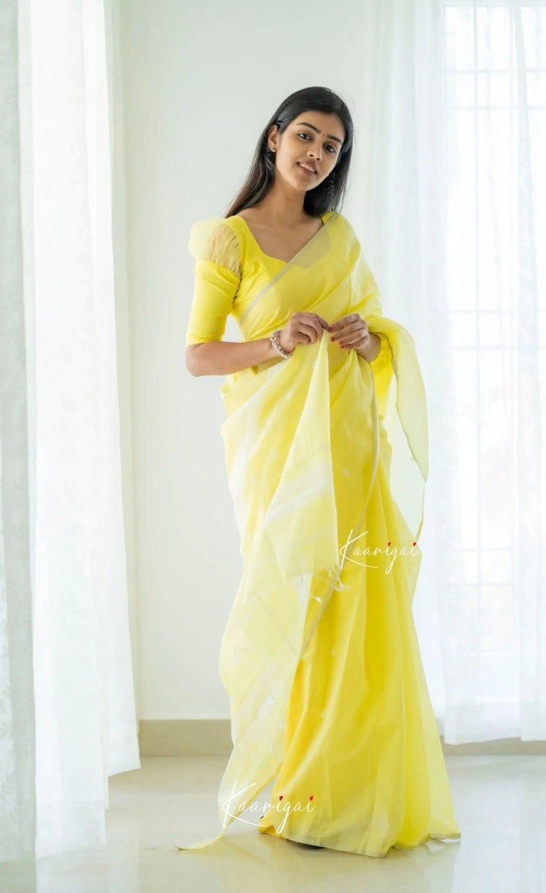 Span Cotton Silk Saree