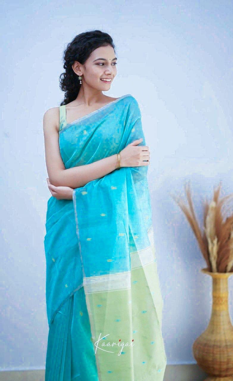 Span Cotton Silk Saree