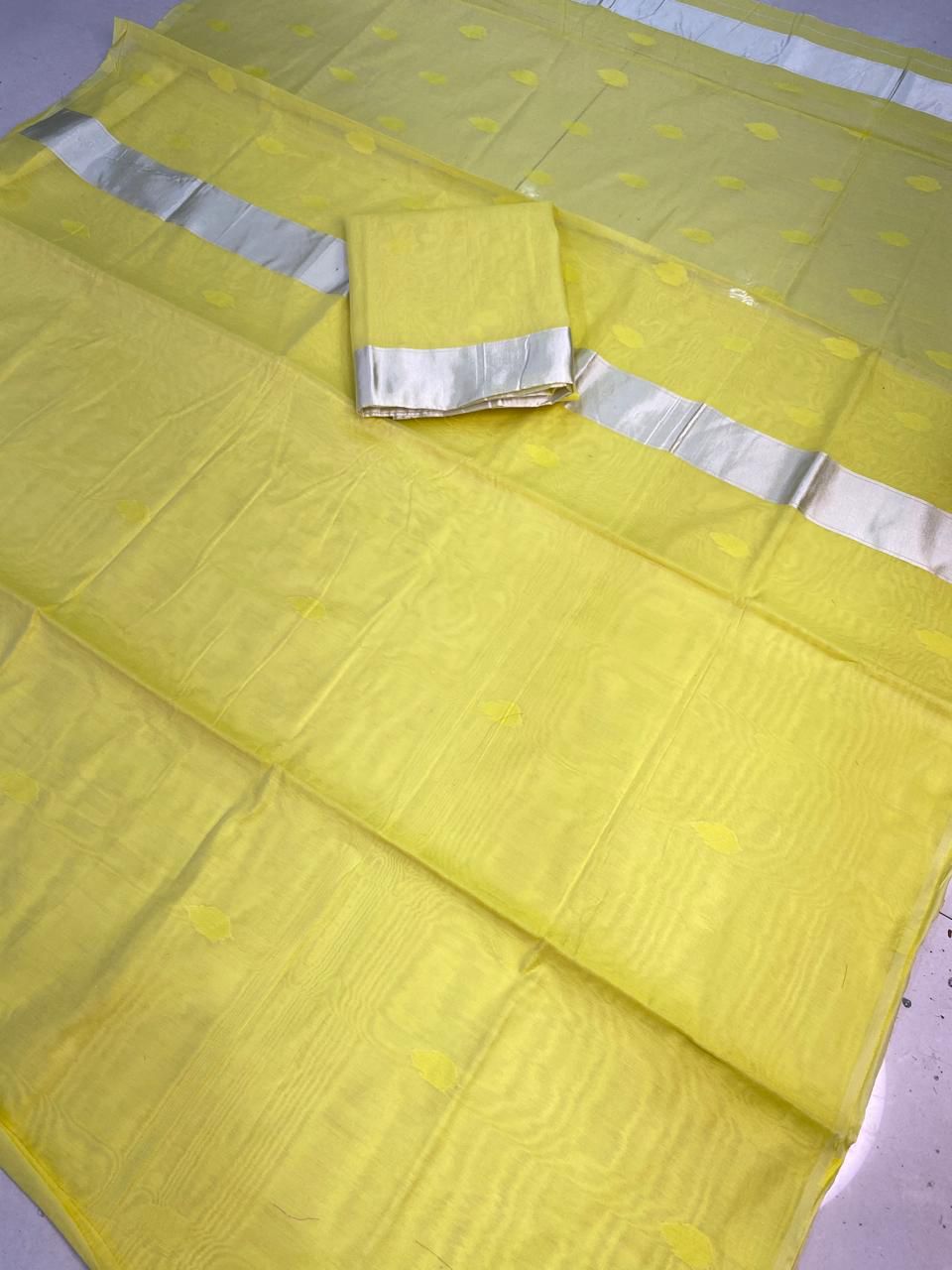 Span Cotton Silk Saree