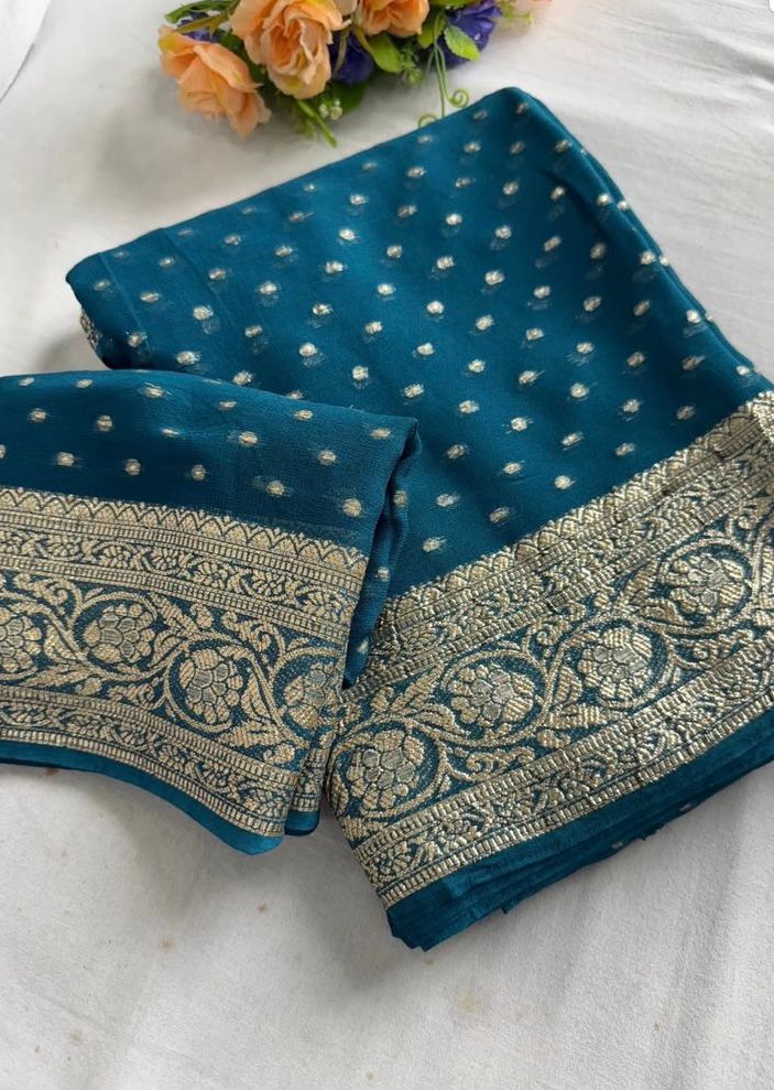 Viscose Georgette Saree