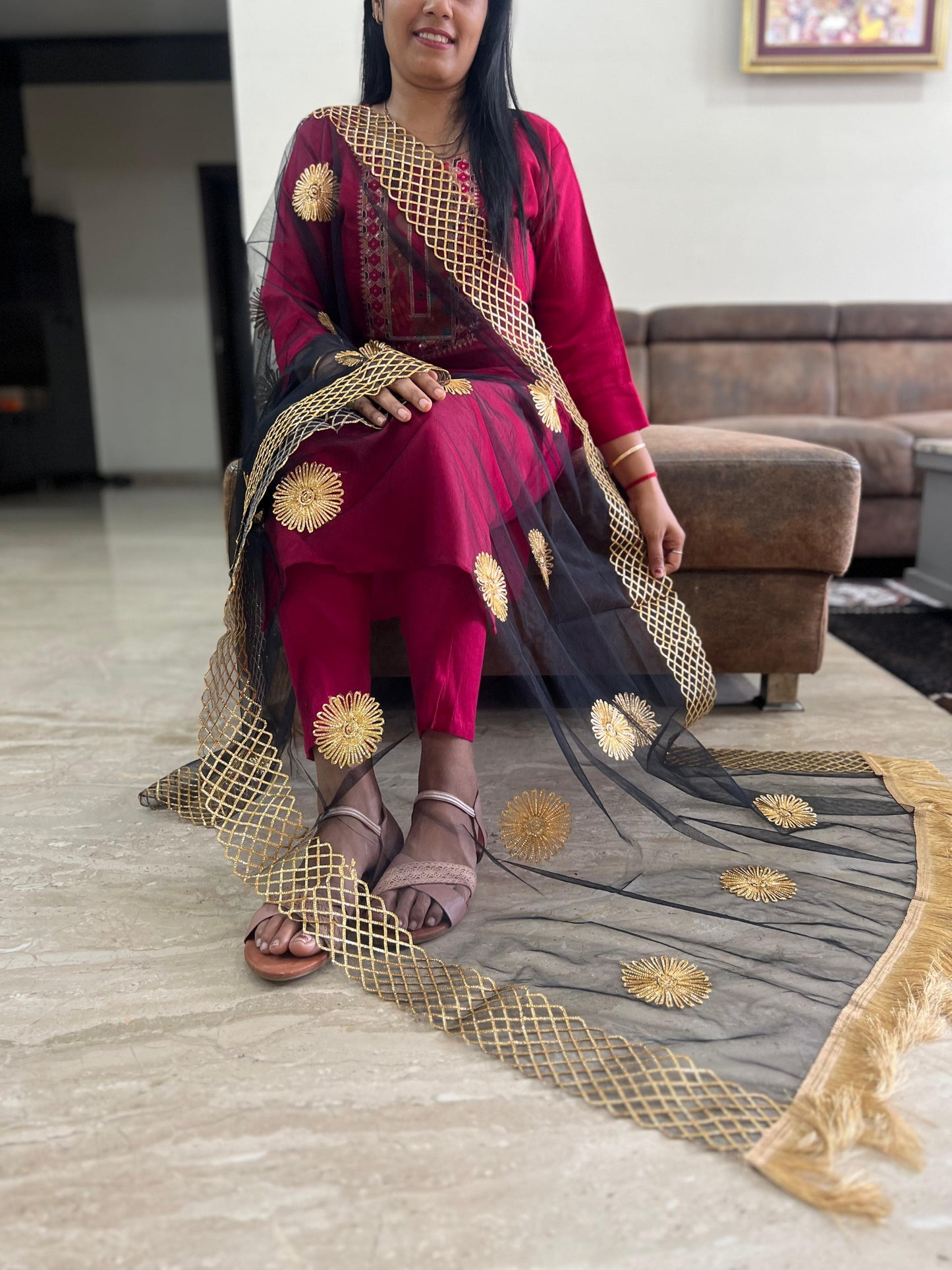 Net Dupatta