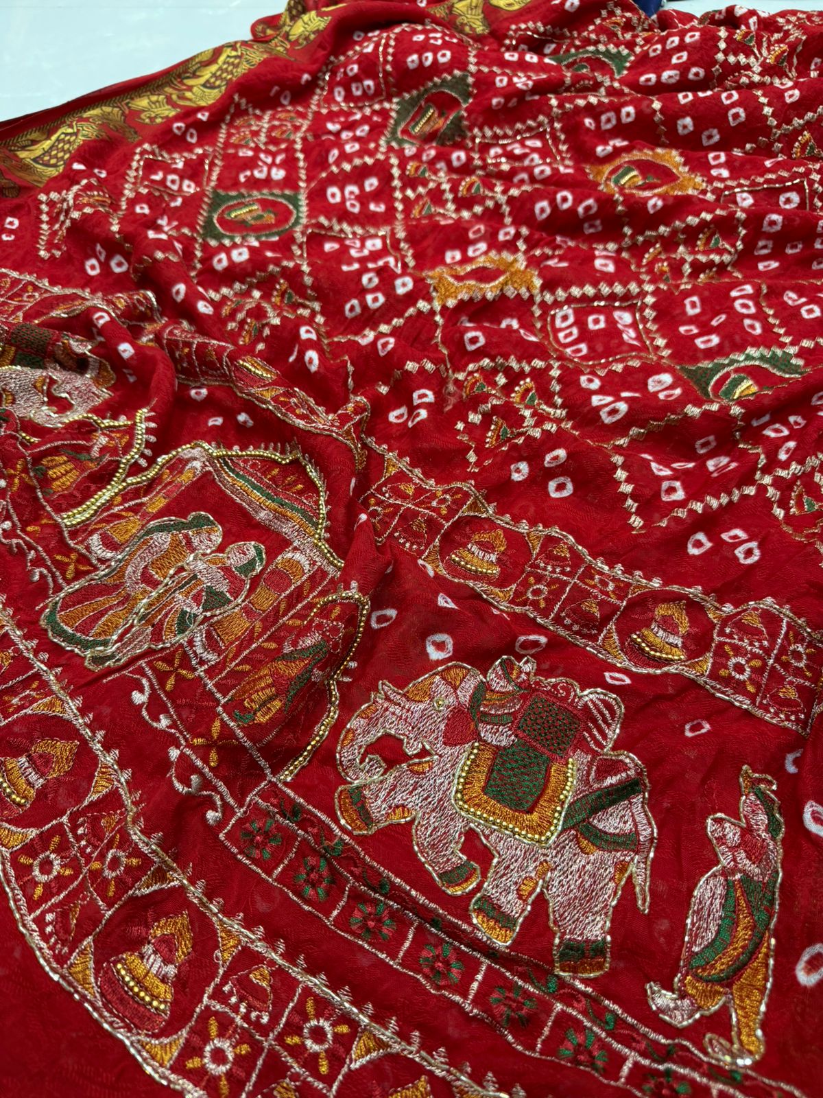 Bandhej Saree