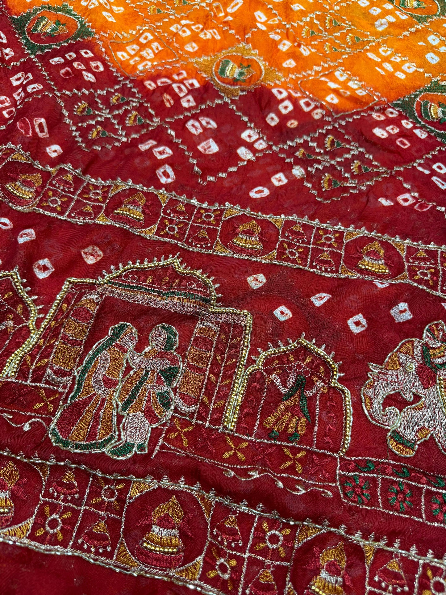 Bandhej Saree
