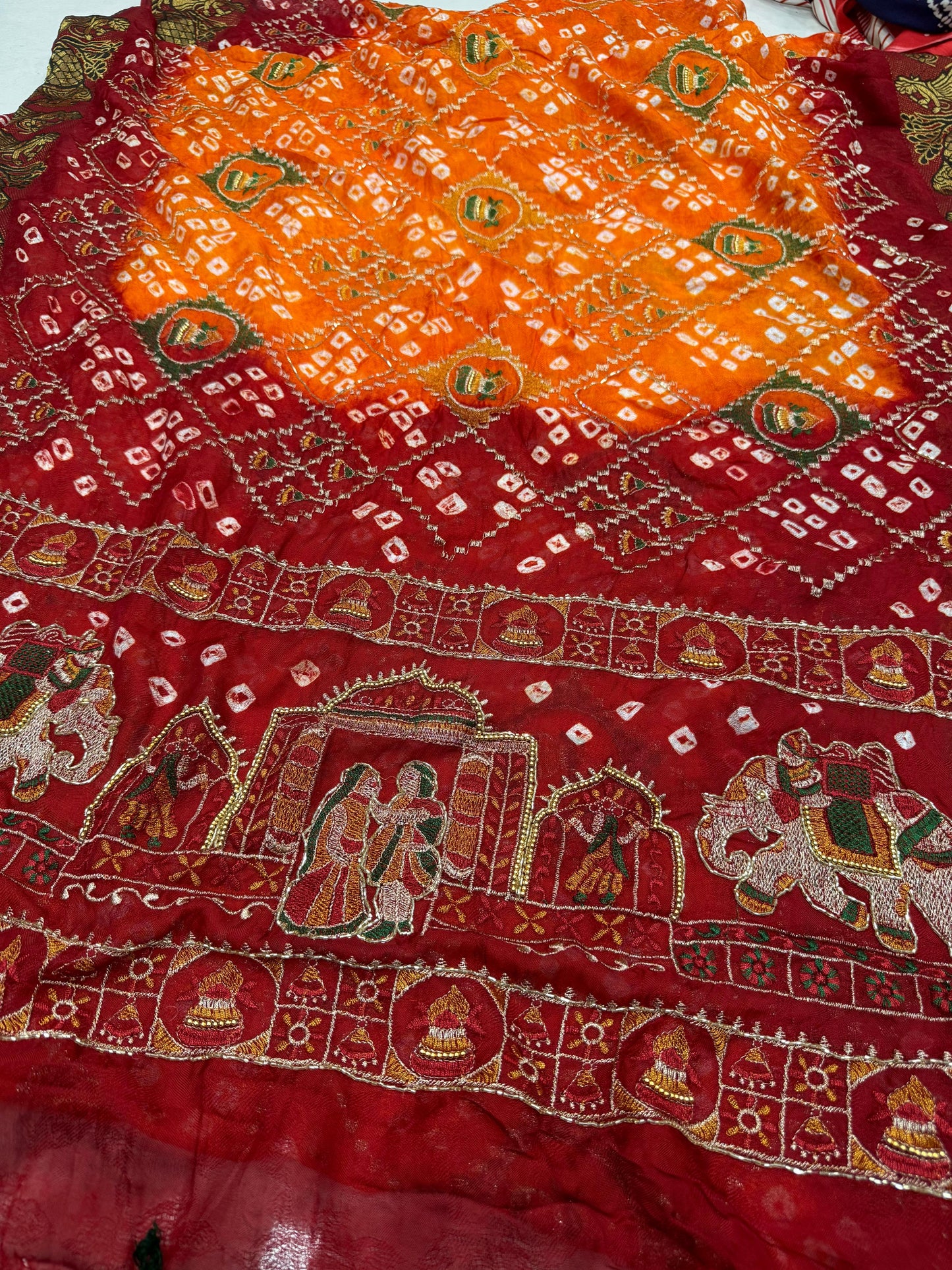 Bandhej Saree
