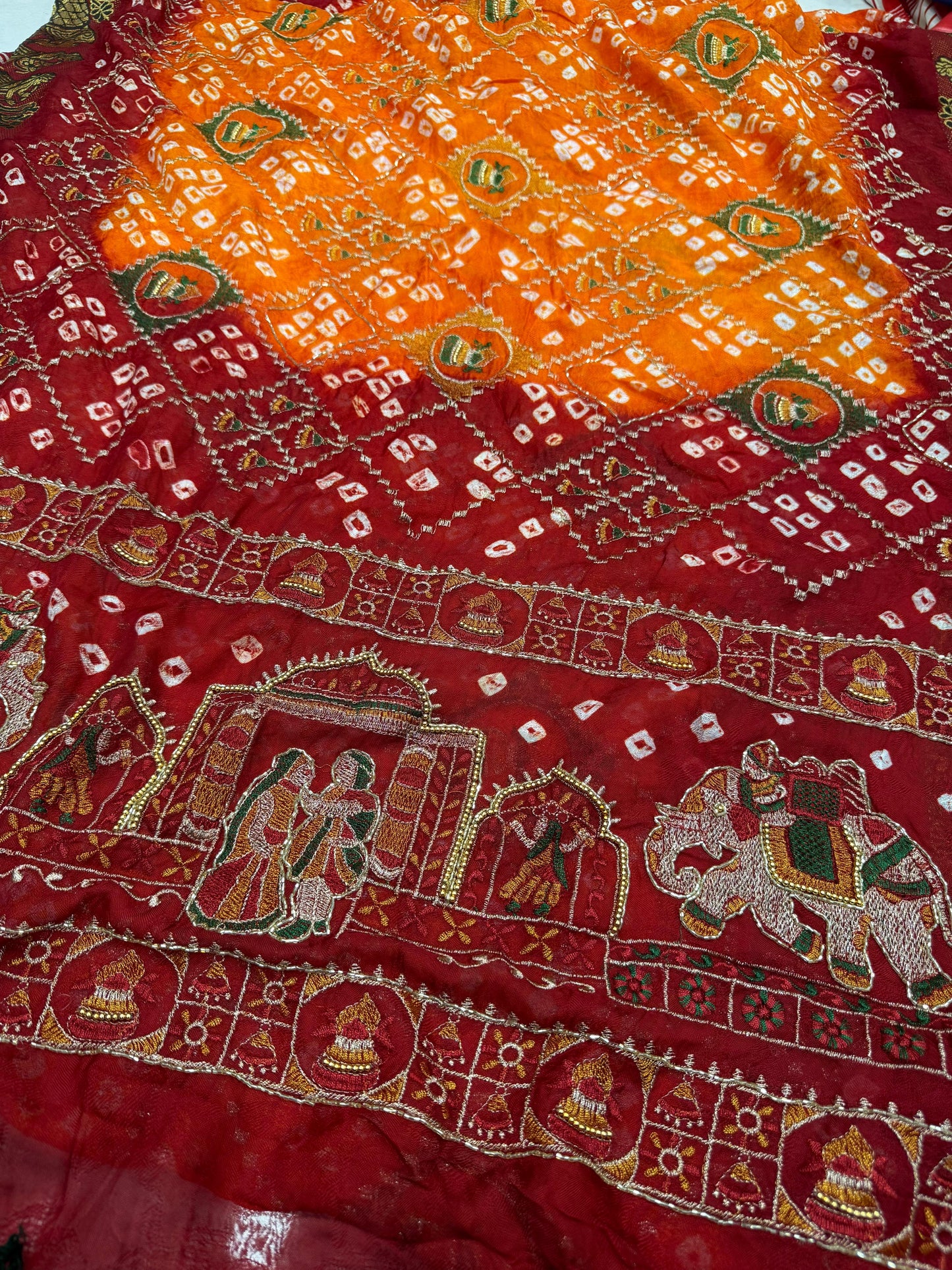 Bandhej Saree