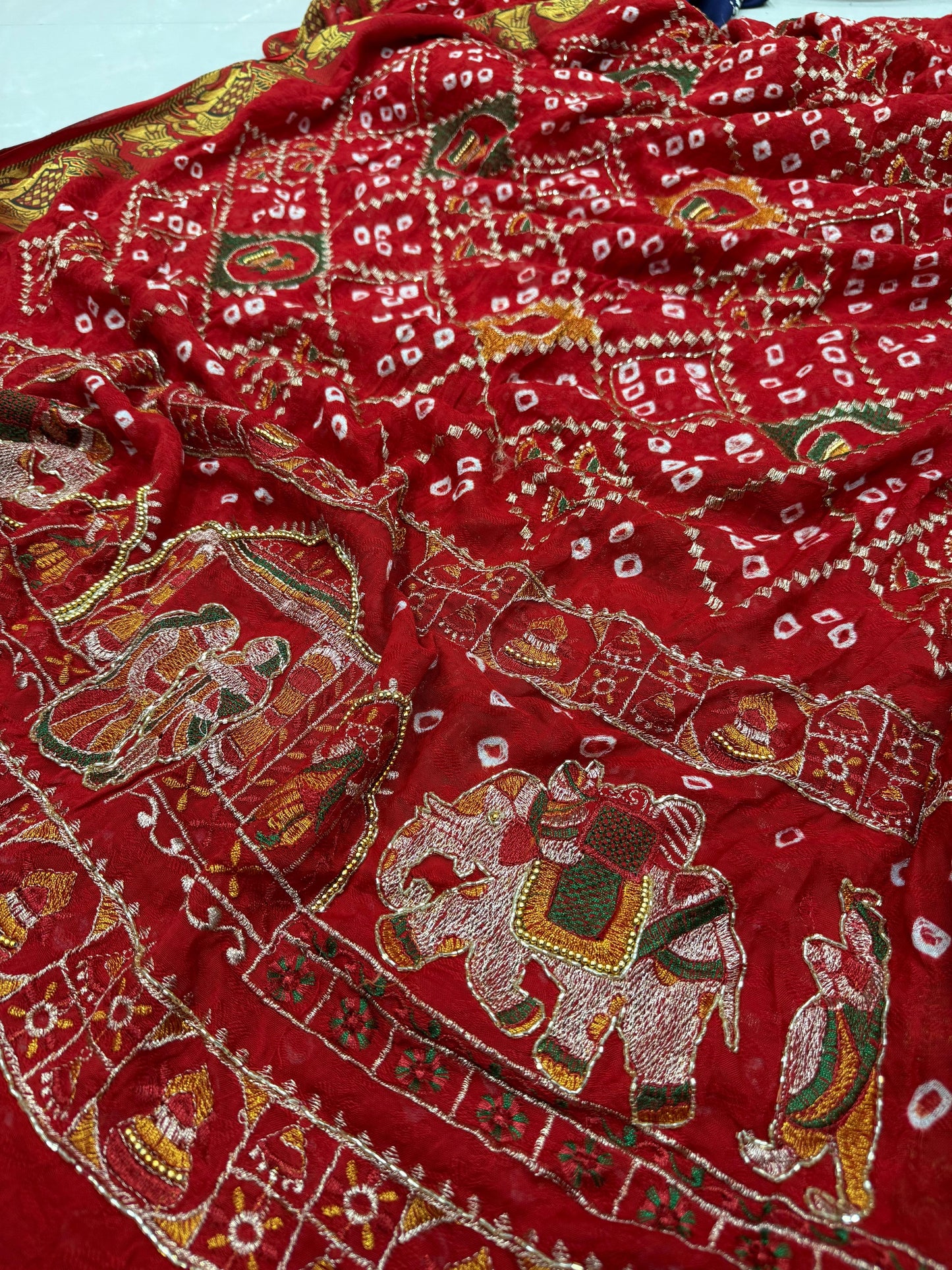 Bandhej Saree
