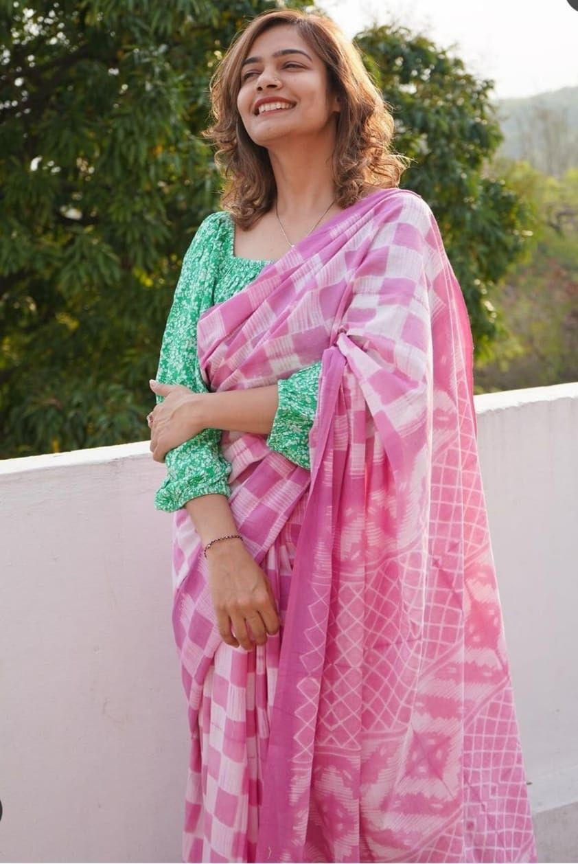 Chanderi Cotton Saree