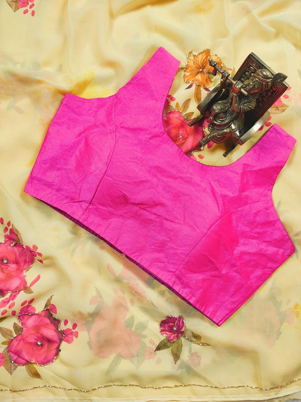 Georgette Handwork Saree