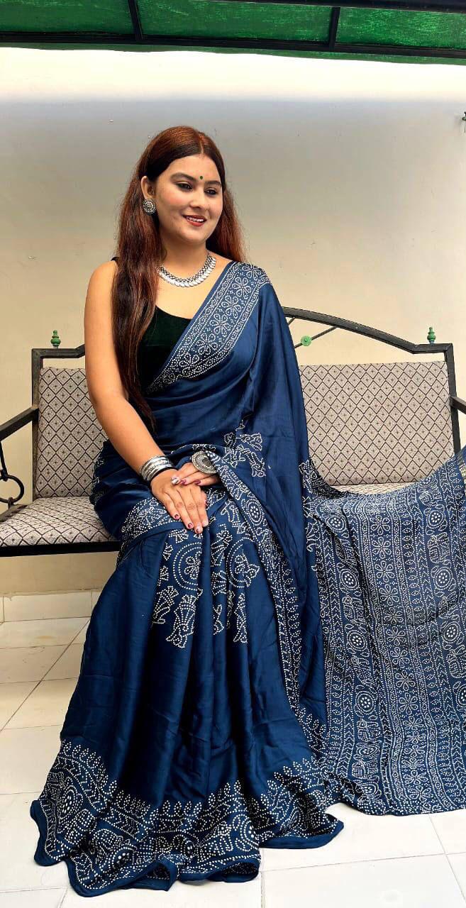 Modal Silk Saree