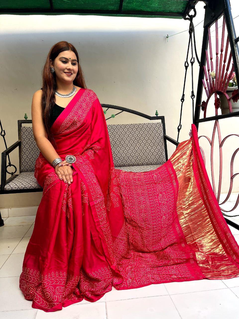 Modal Silk Saree