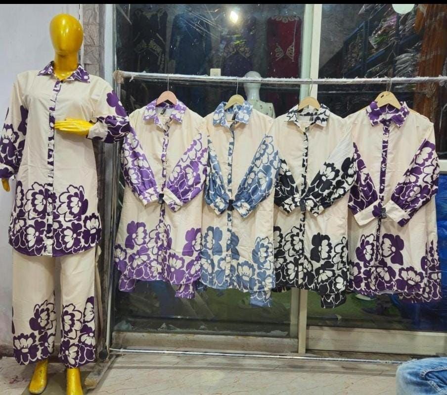 Digital Print Korean Co-ord Set