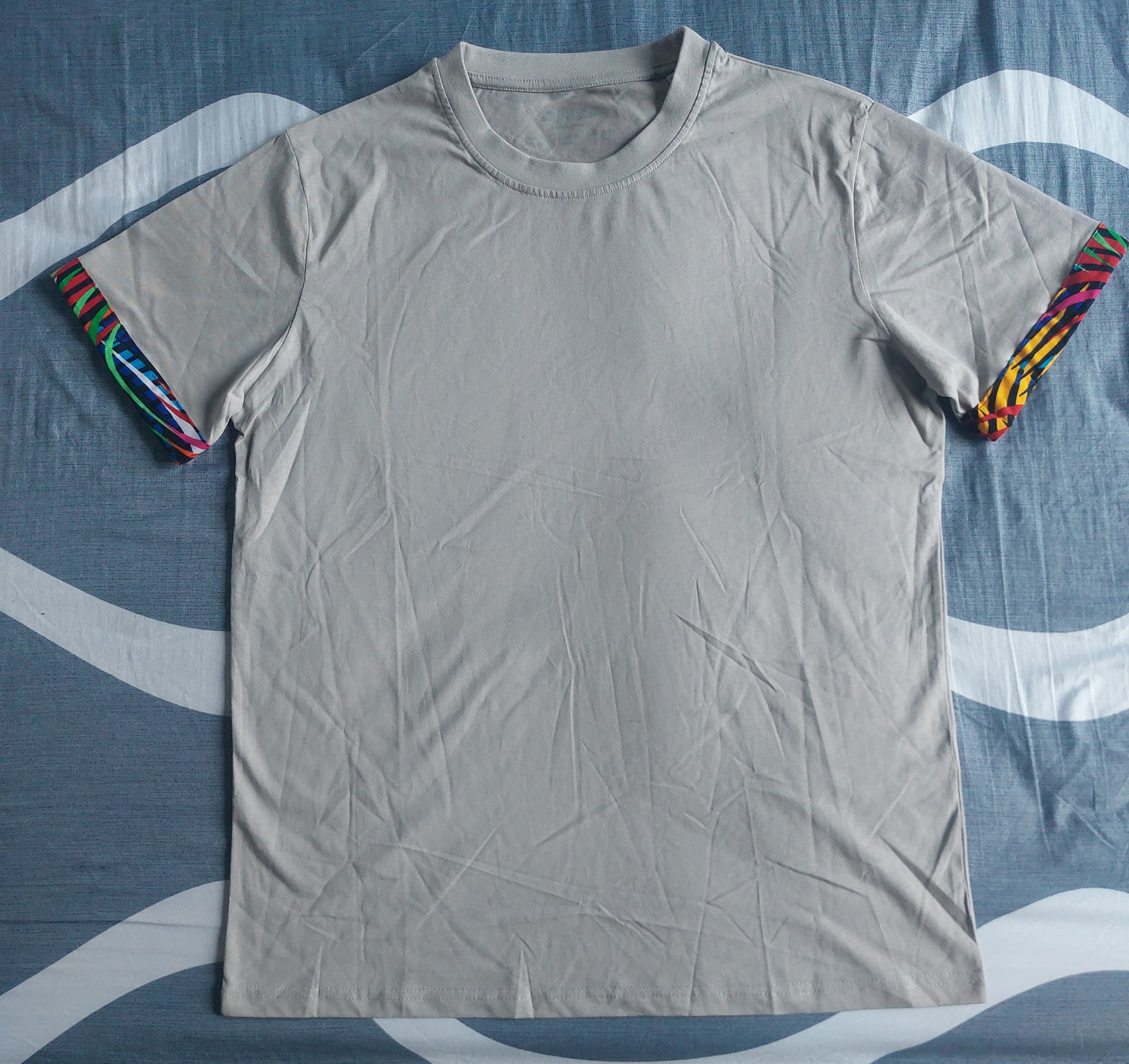 Ankara Sleeves Tshirt