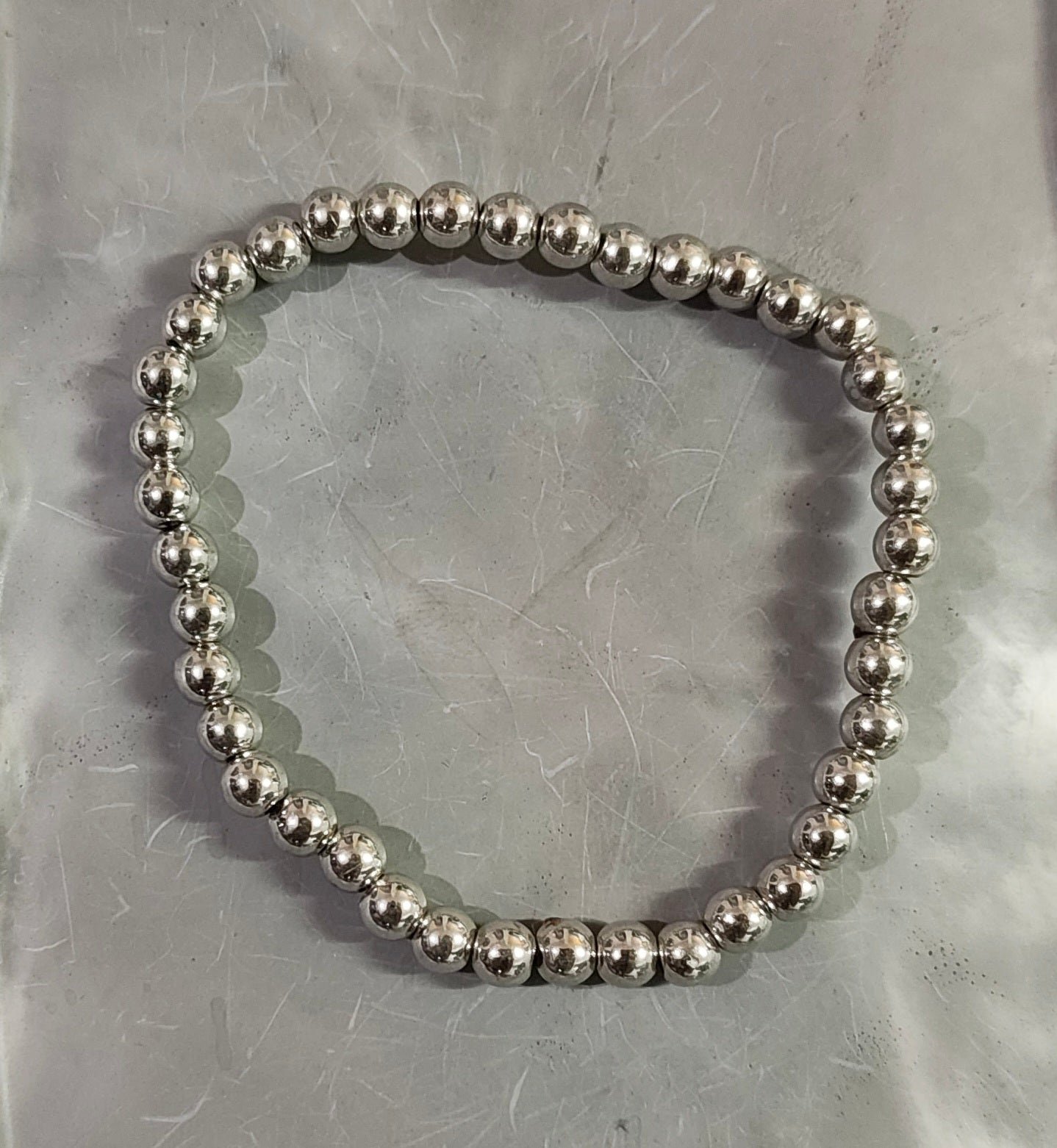 Silver Pearl Bracelet