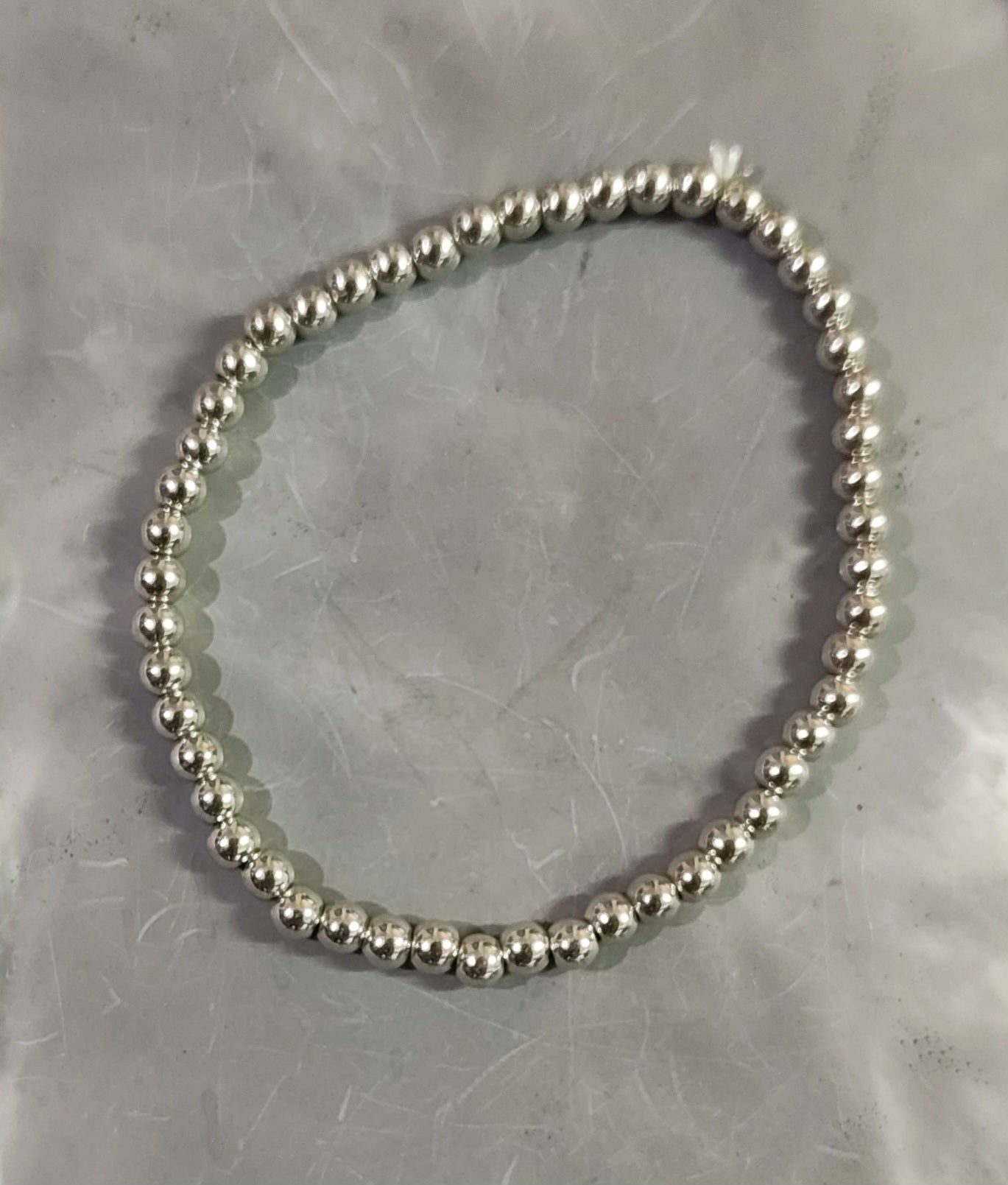 Silver Pearl Bracelet
