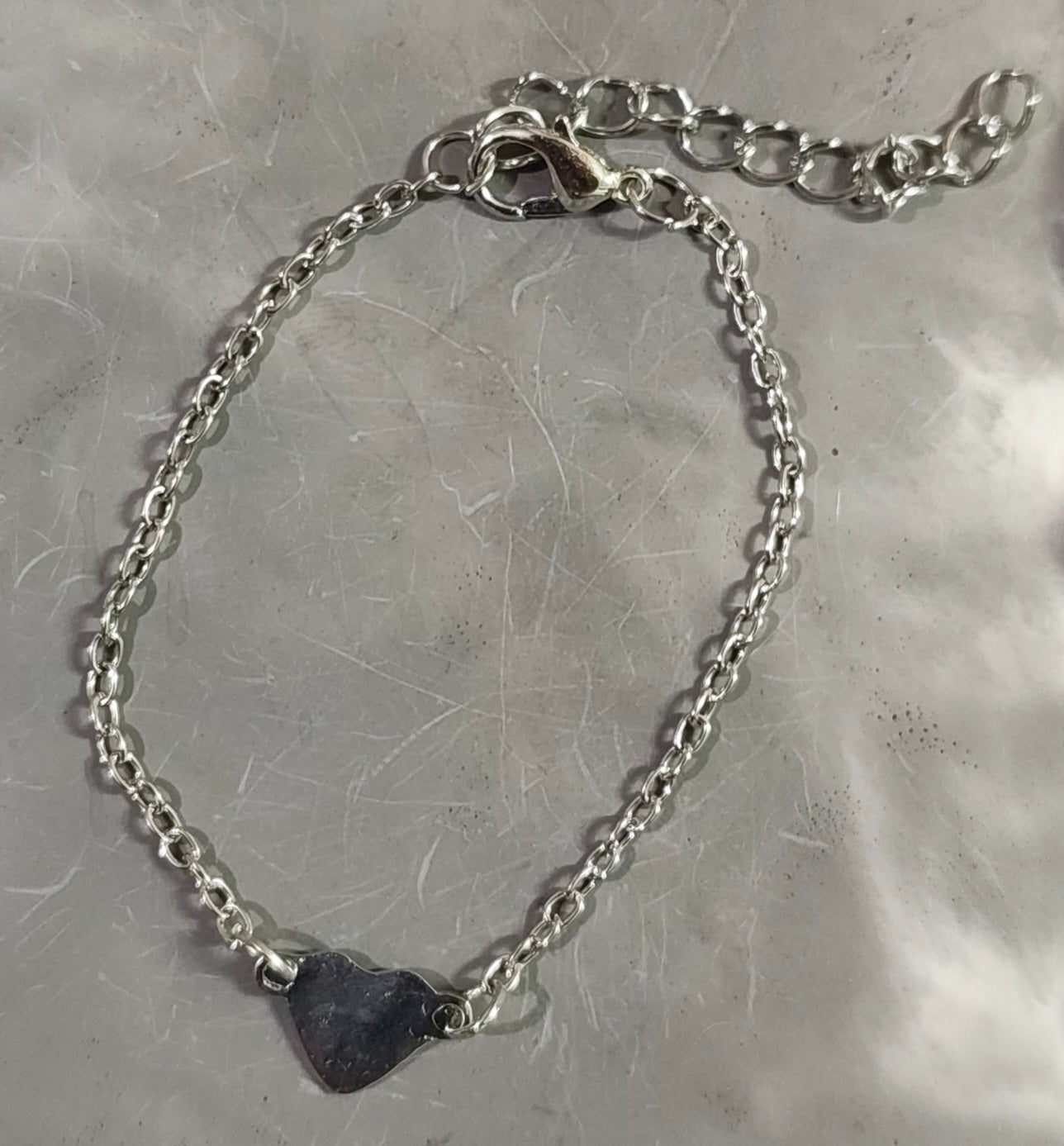 Silver Heart Bracelet