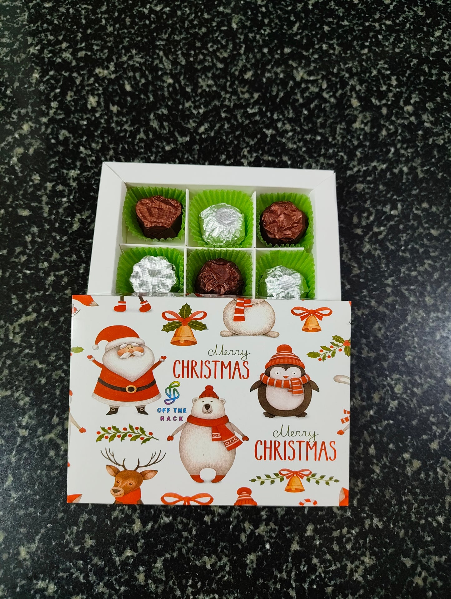 Christmas 6 Cavity Box