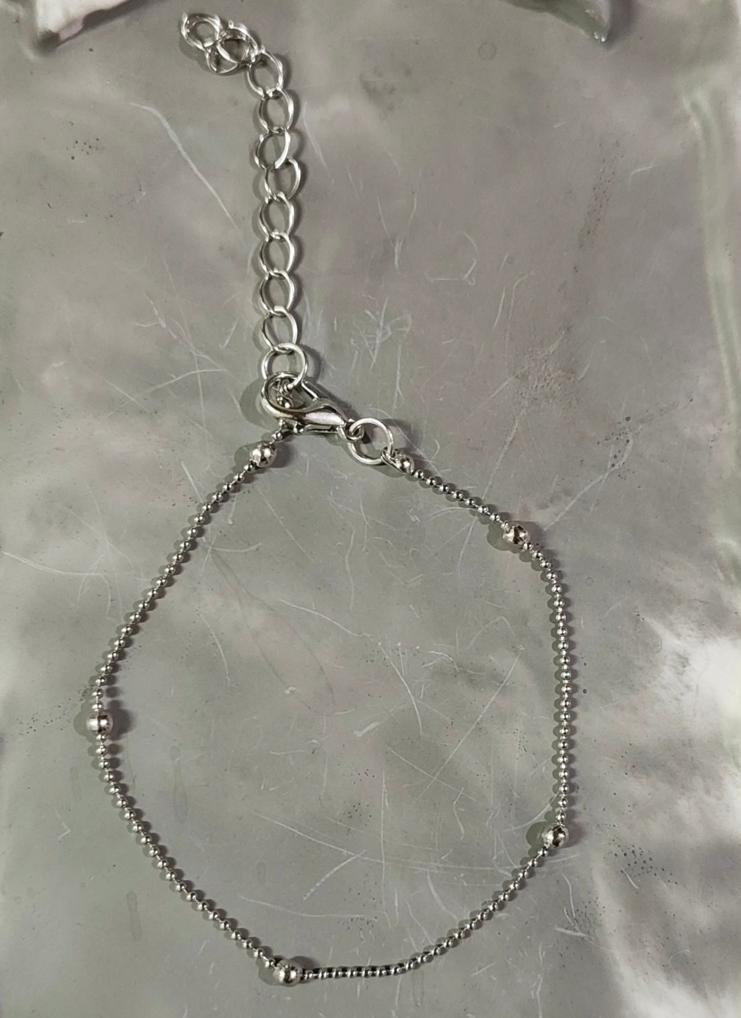 Silver Ball Bracelet