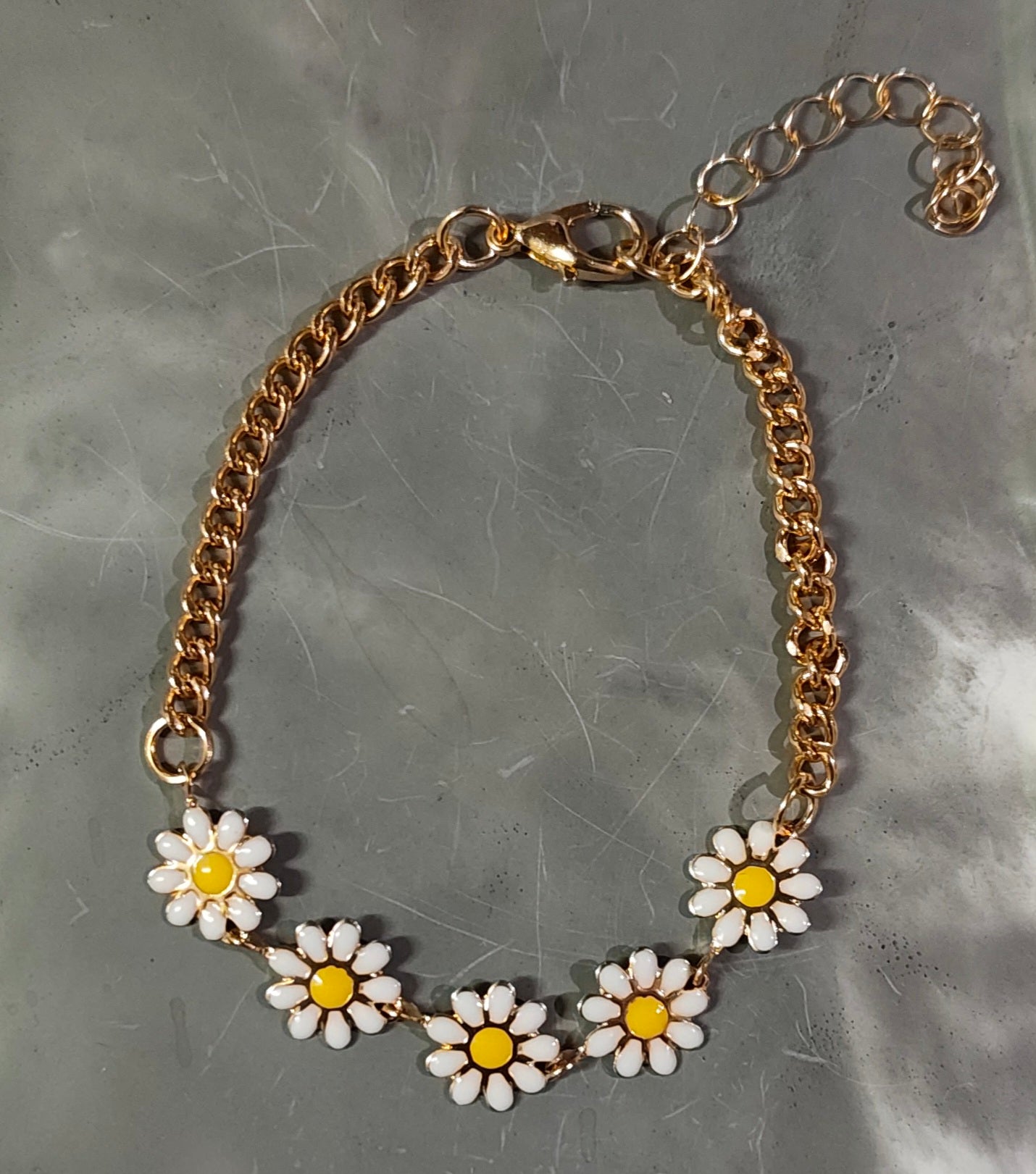 Golden Daisy Bracelet
