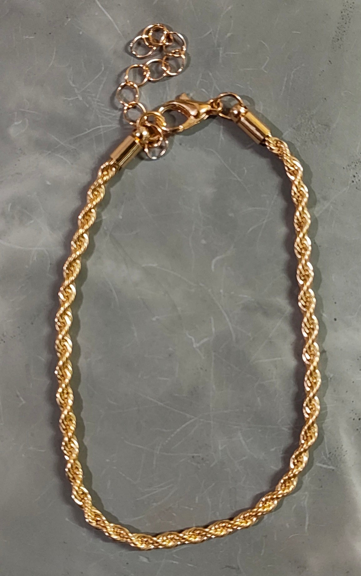Golden Rope Anklet