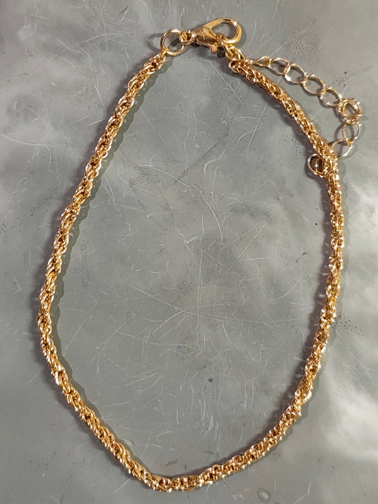 Golden Rope Anklet