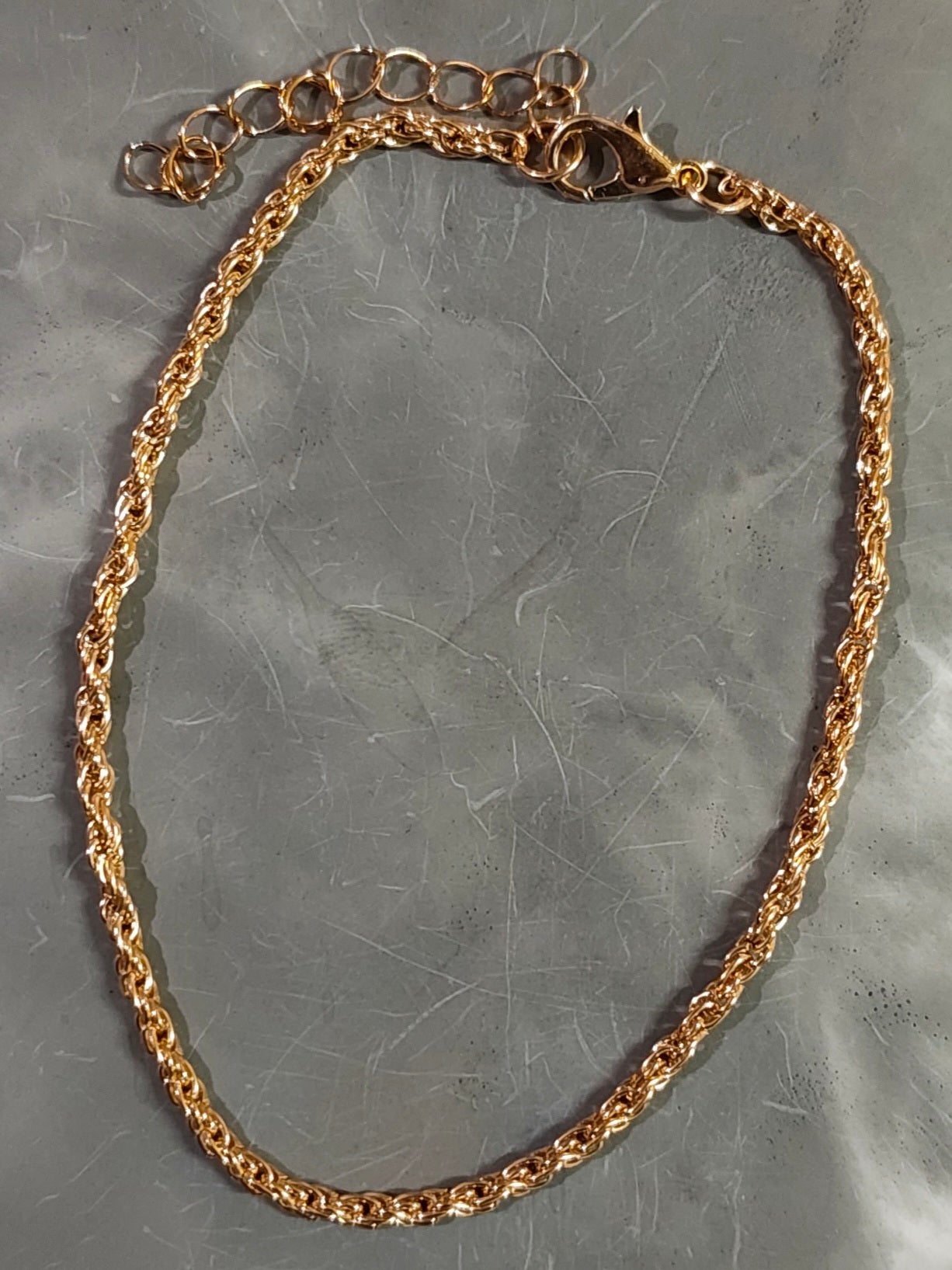 Golden Rope Anklet