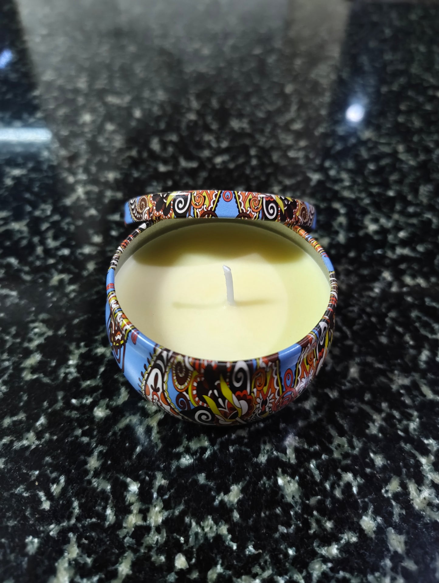 Morning Air Mandala Tin Candle