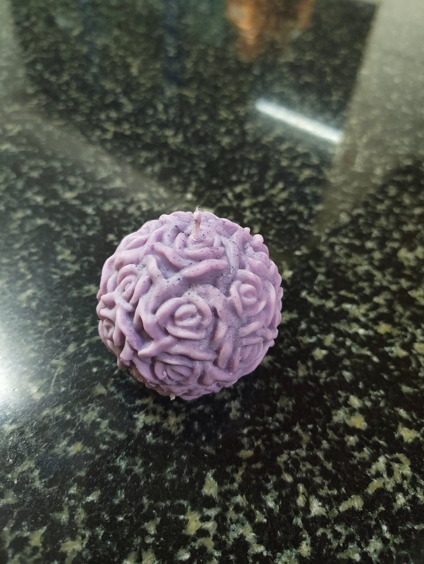 Eternal Love Medium Rose Ball Candle