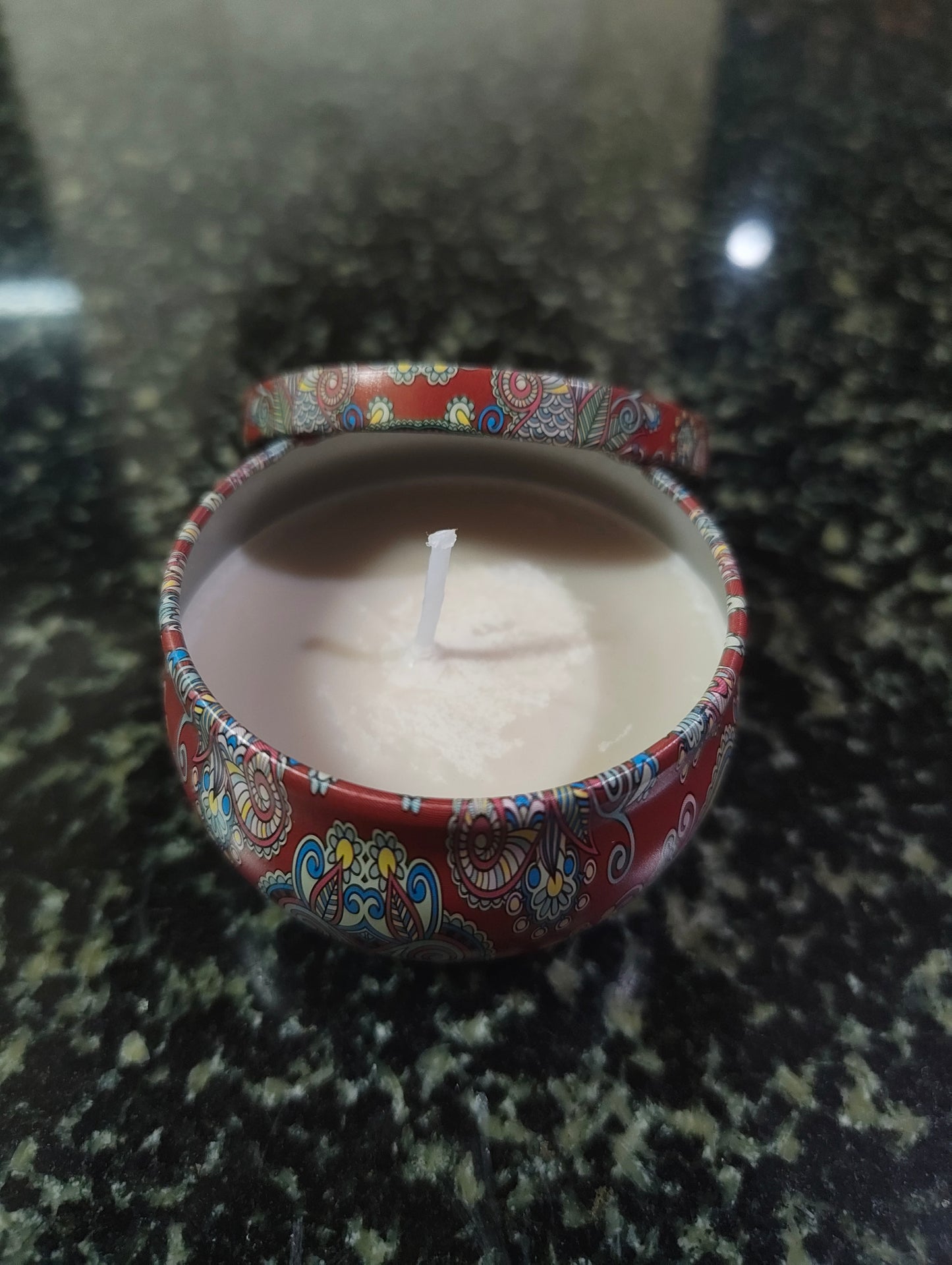 Café Amour Mandala Tin Candle