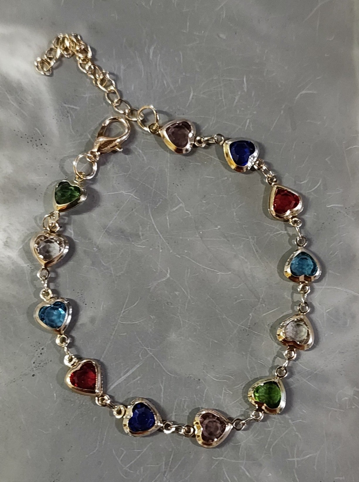 Golden Hearts Bracelet