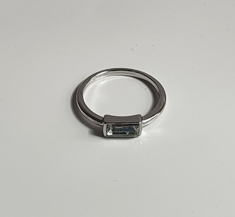 Silver Diamond Ring