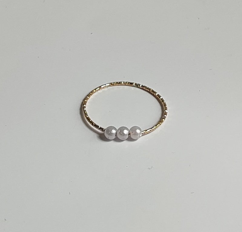 Golden Bead Ring