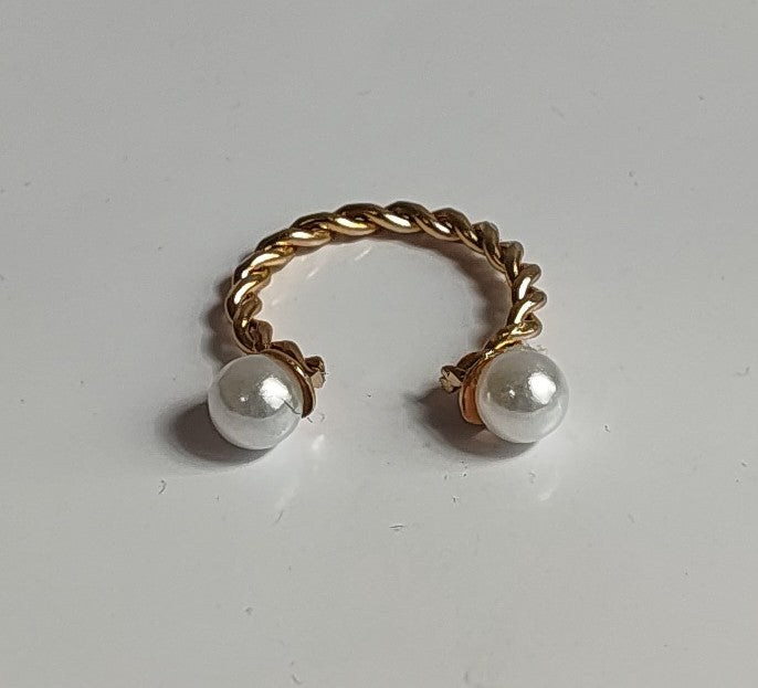 Golden Pearl Ring