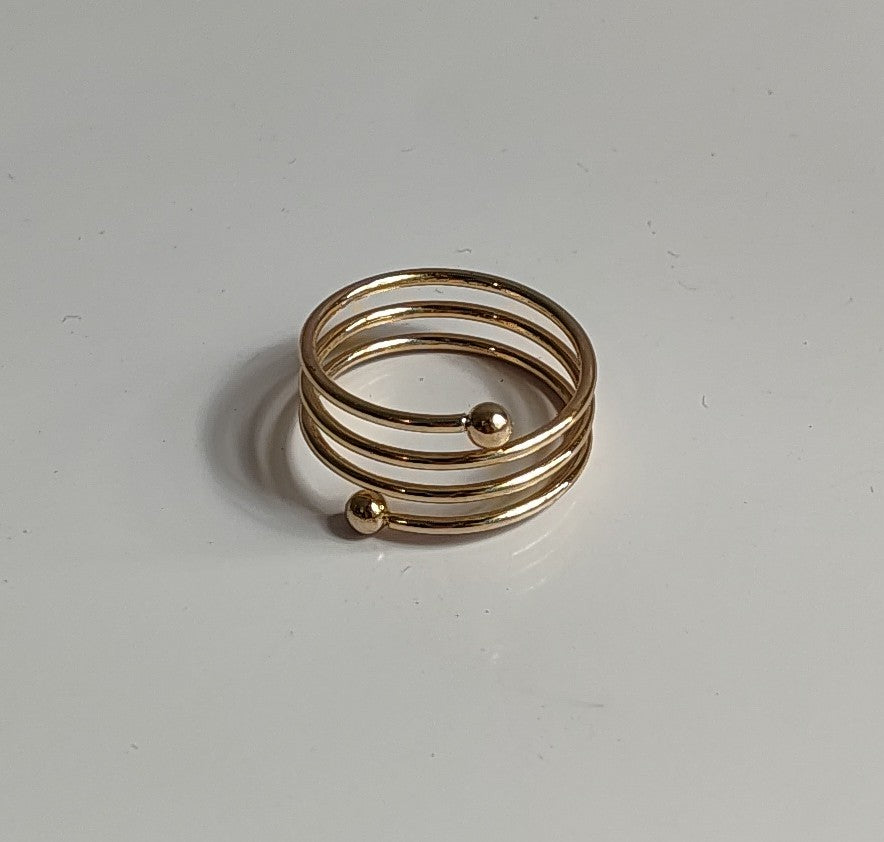Golden Spiral Ring