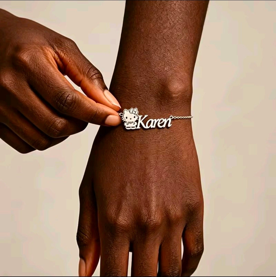 Custom Name Hello Kitty Bracelet