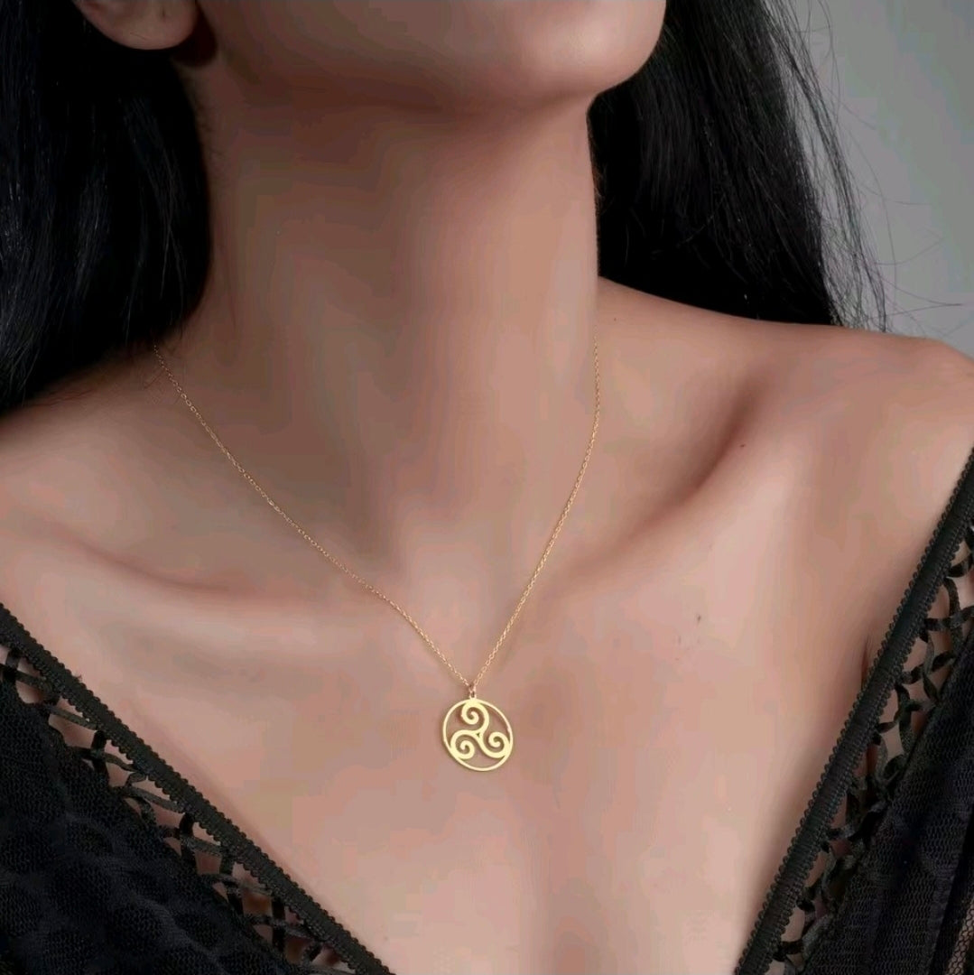 Triskelion Necklace