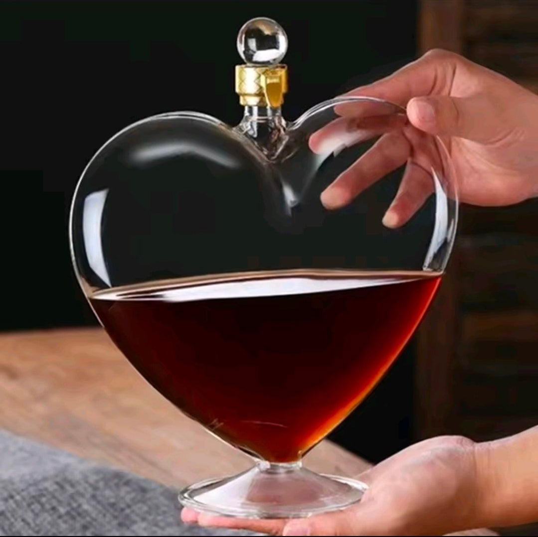 Heart Wine Decanter