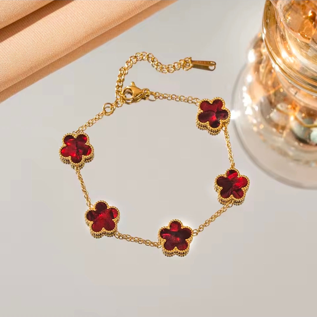 Five Petal Clover Bracelets