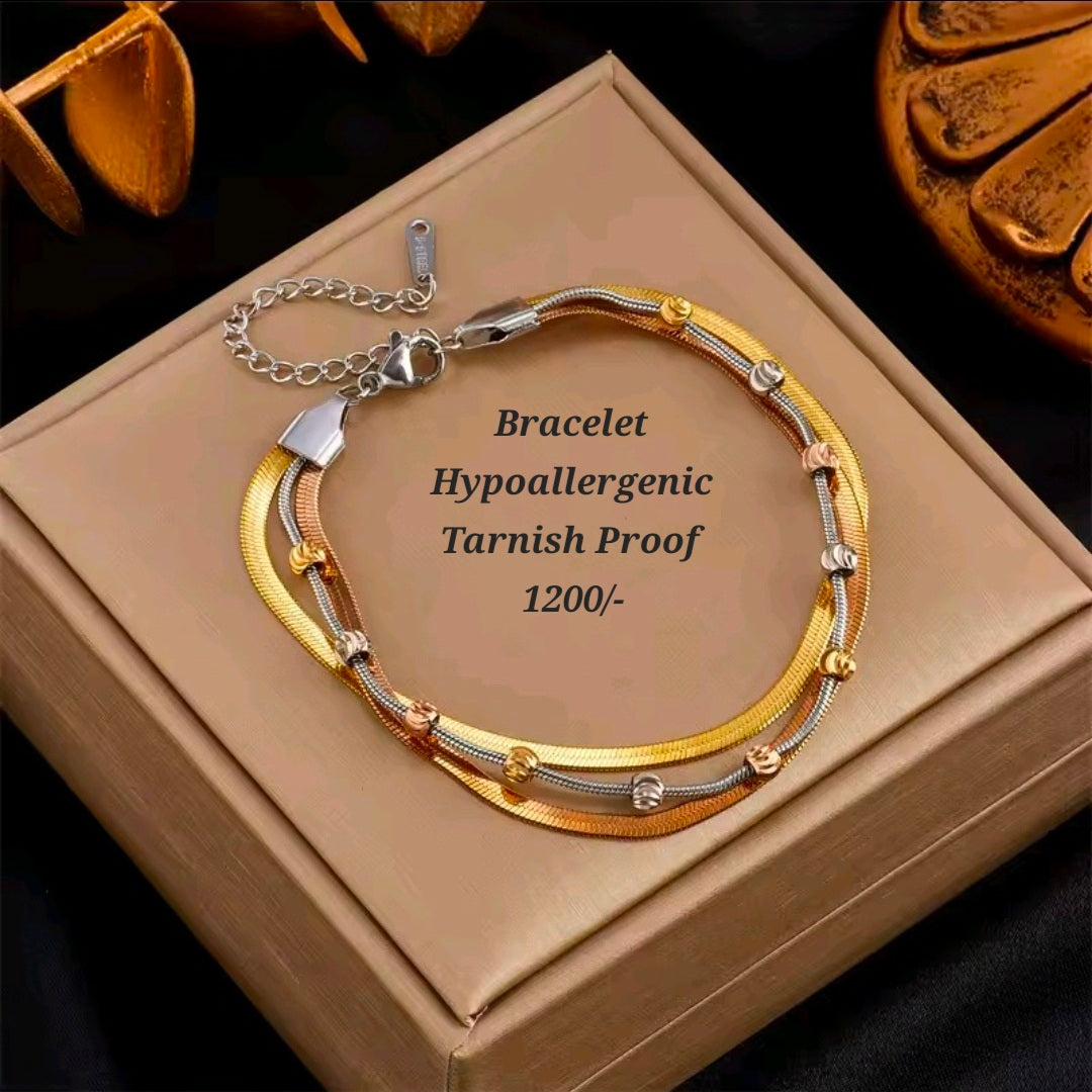 Triple Layered Bracelet
