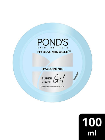 Ponds Super Light Gel Oil Free Moisturiser With Hyaluronic Acid + Vitamin E