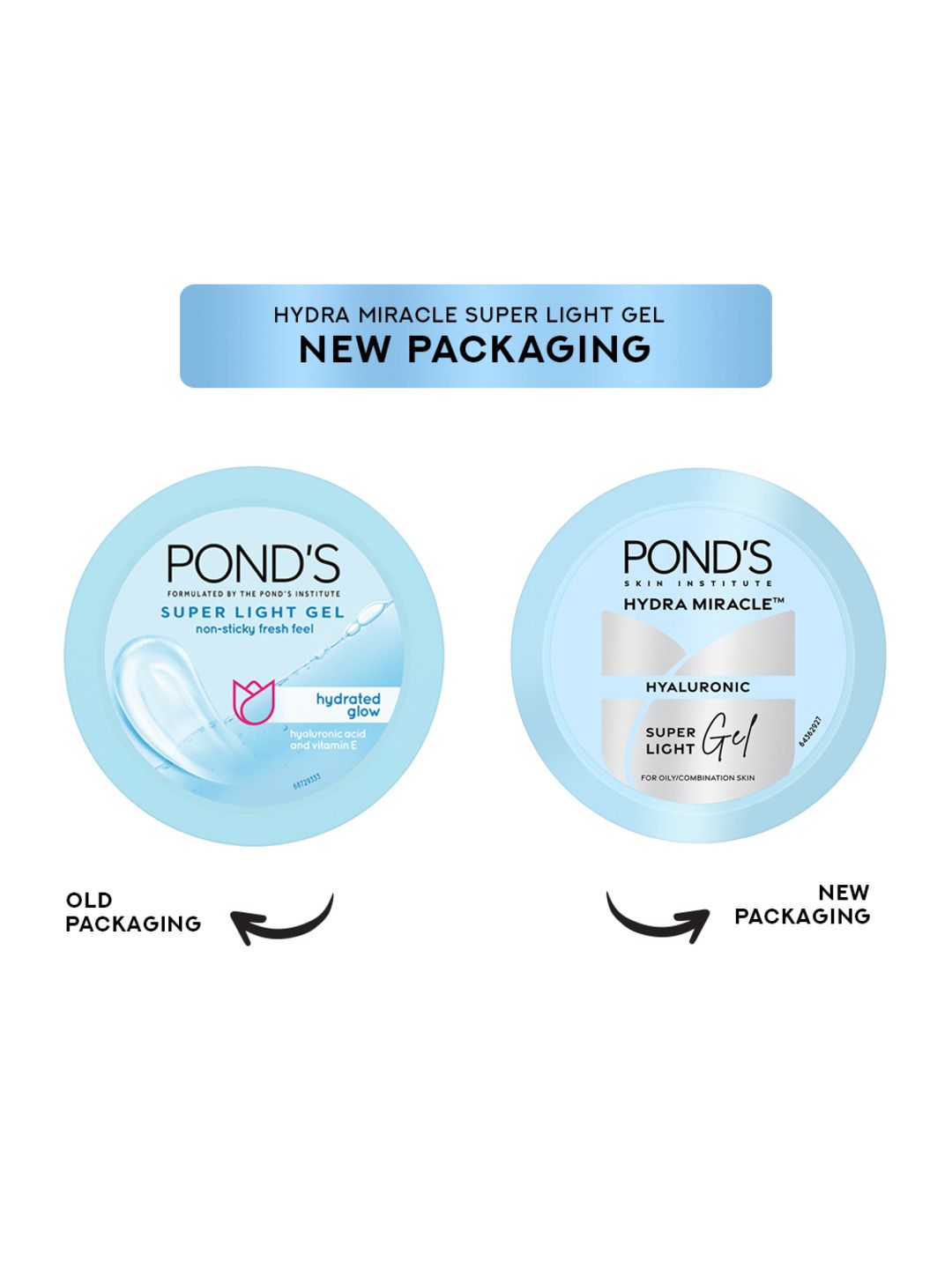 Ponds Super Light Gel Oil Free Moisturiser With Hyaluronic Acid + Vitamin E