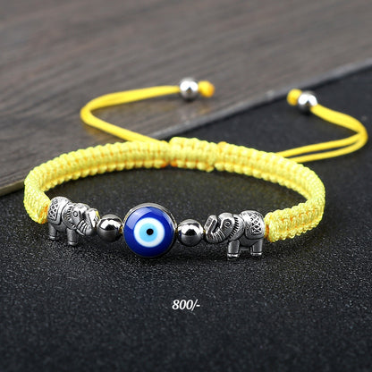 Elephant Evil Eye Bracelet