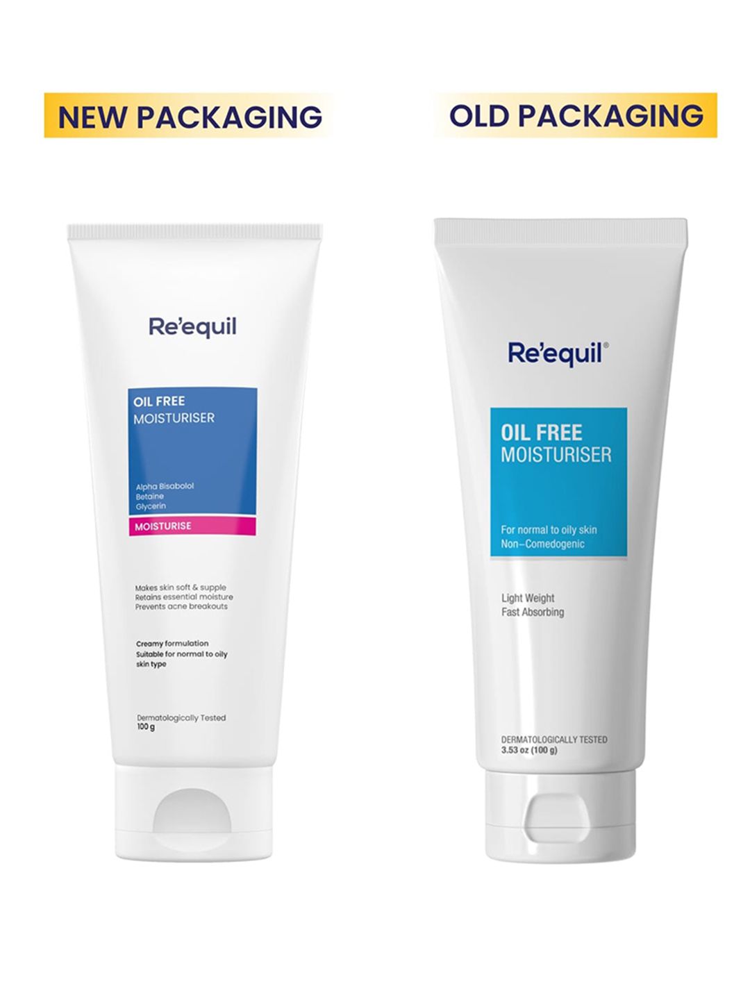 Reequil Oil Free Moisturiser for Normal, Oily & Combination Skin