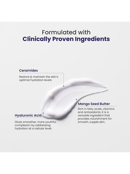 Reequil Unisex Ceramide & Hyaluronic Acid Moisturiser For Normal To Dry Skin