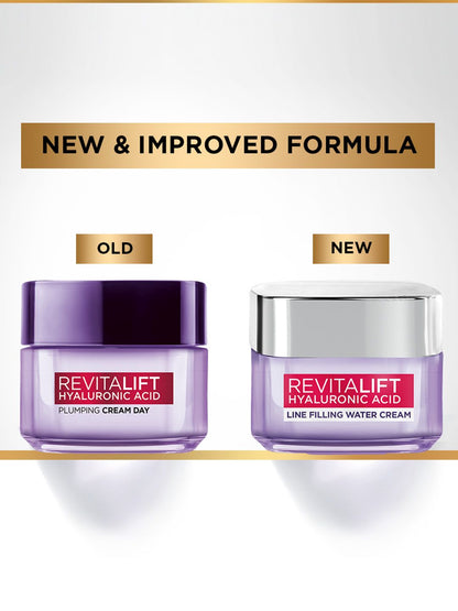 LOreal Paris Revitalift Hyaluronic Acid Line Filling Water Cream with Ceramides