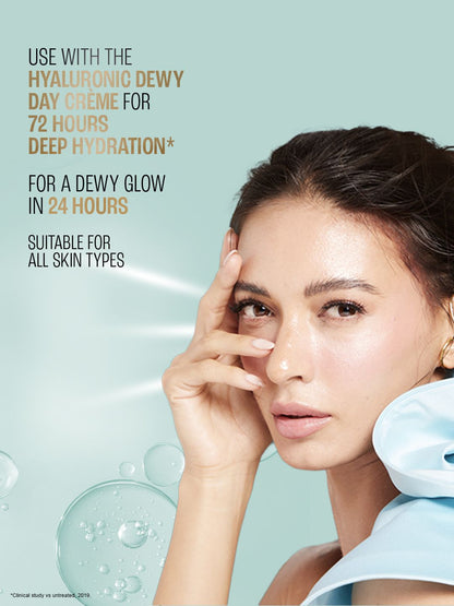 Lakme Hyaluronic Dewy Face Serum with 10% Hyaluronic Acid & Pentavitin Complex