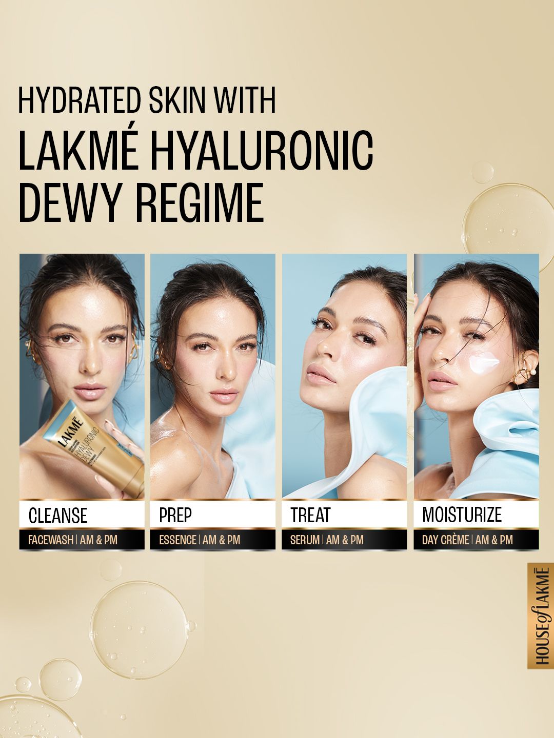 Lakme Hyaluronic Dewy Face Serum with 10% Hyaluronic Acid & Pentavitin Complex