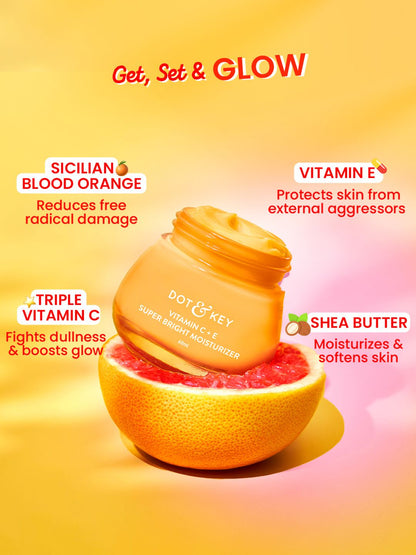 DOT & KEY Vitamin C+E Oil-Free Moisturizer For Glowing Skin & Fades Dark Spots